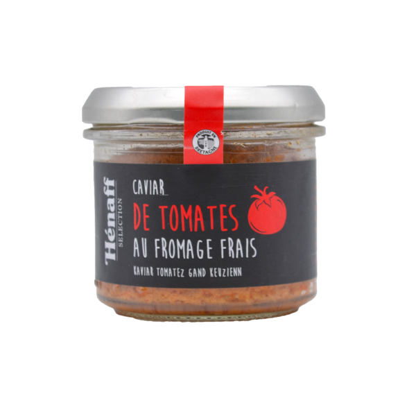 Caviar de tomates au fromage frais Hénaff