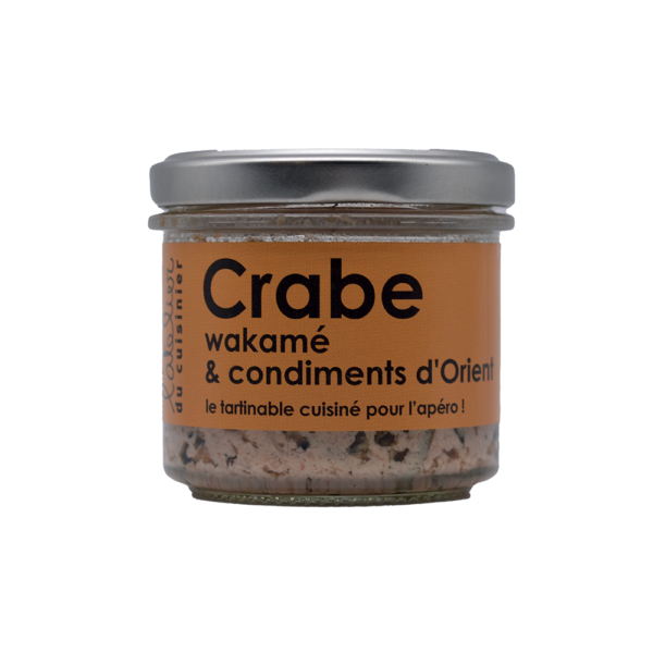 Rillette de crabe wakamé et condiments d'Orient