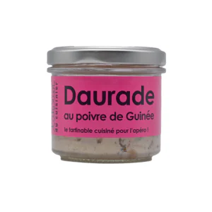 Rillette de daurade au poivre de Guinée