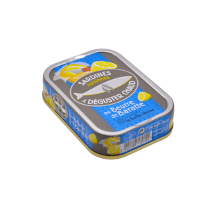 Sardines cuisinée au beurre de Baratte conserverie la belle-iloise