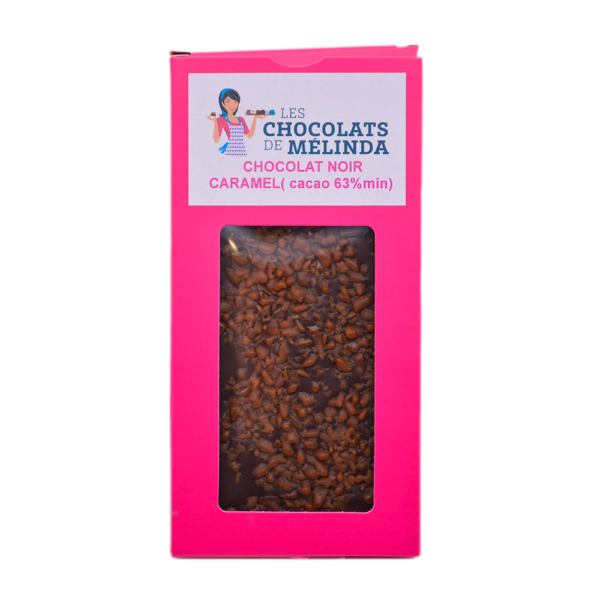 Chocolat noir caramel Les Chocolats de Mélinda