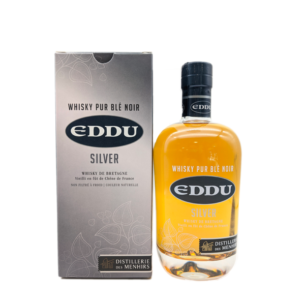 Whisky de Bretagne EDDU silver blé noir