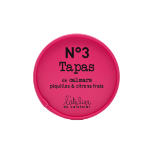 Tapas de calmars piquillos et citrons frais