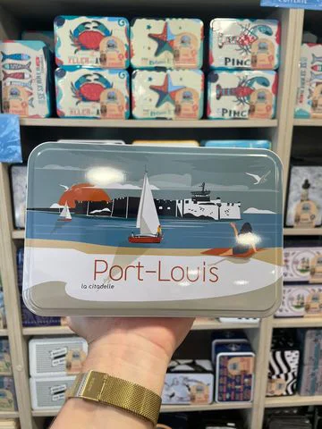 Boite Biscuits assortiment Palets et galettes Bretonnes