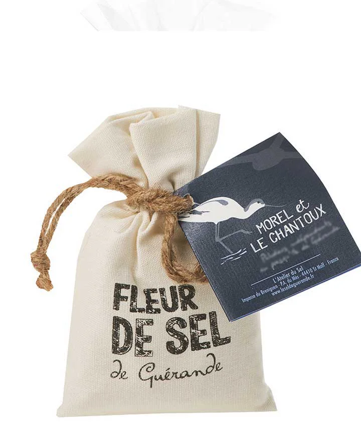Fleur de sel de Guérande Morel et Le Chantoux sachet de 125g