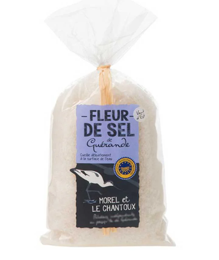Fleur de sel de Guérande Morel et Le Chantoux sachet de 250g