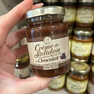 Crème de salidou caramel beurre salé au chocolat