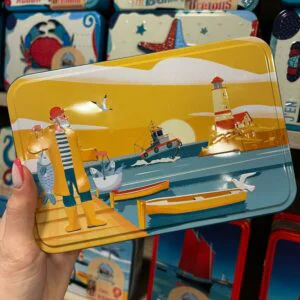 Boîte métal 350g Pêcheur assortiments biscuits