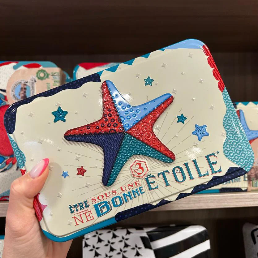 Boîte métal étoile de mer 350G assortiments biscuits