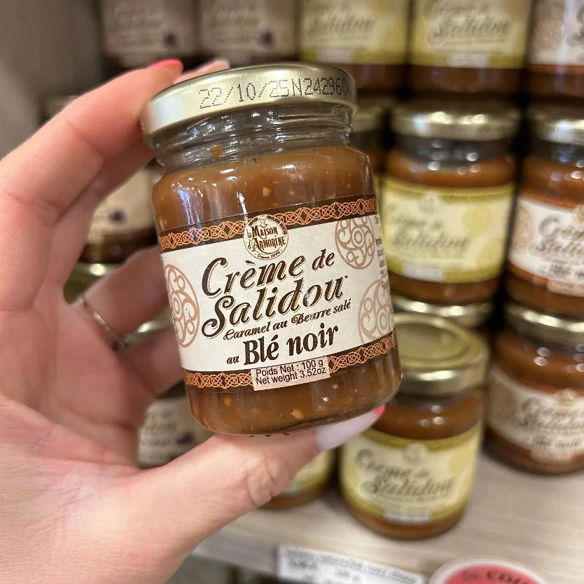 Crème de salidou caramel beurre salé au blé noir