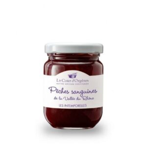 Confiture de pêche sanguine 110g