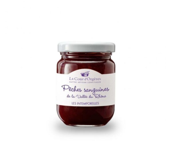 Confiture de pêche sanguine 110g