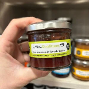 Confiture de fraise ananas et fève de tonka Mimi Créations