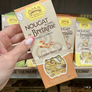 Nougat au miel de Bretagne et caramel beurre salé par Le Bonheur Des Ogres