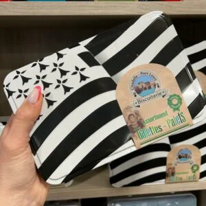 Boîte métal Gwenn ha du 350g assortiments biscuits