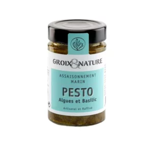 Pesto algues et basilic assaisonnement marin Groix & Nature
