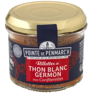 Rillettes de thon blanc germon aux confiterelles Pointe de Penmarc'h