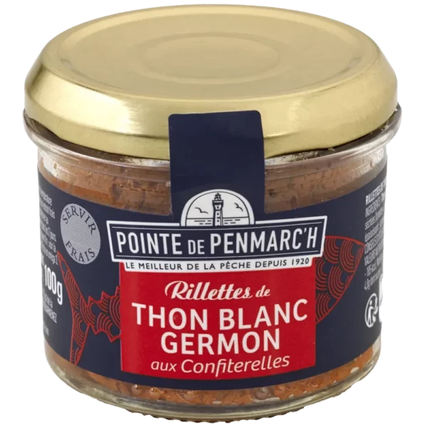 Rillettes de thon blanc germon aux confiterelles