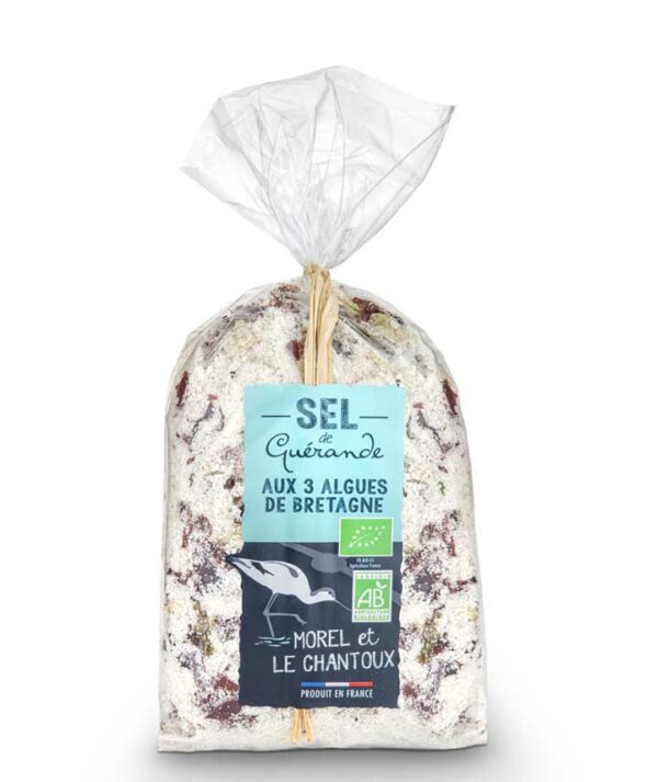 Sel de Guérande aux 3 algues de Bretagne Morel et Le Chantoux
