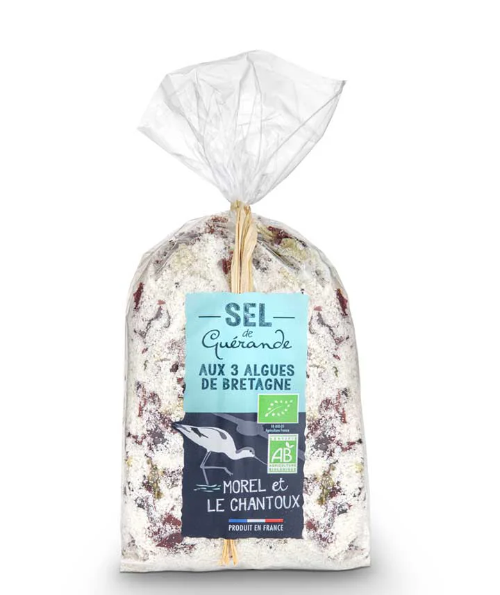 Sel de Guérande aux 3 algues de Bretagne Morel et Le Chantoux