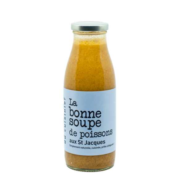 La bonne soupe de poissons aux St Jacques
