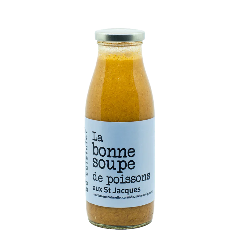 La bonne soupe de poissons aux St Jacques